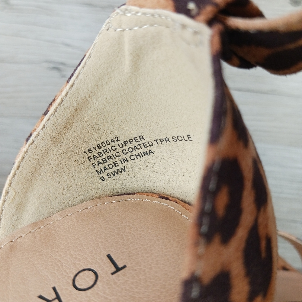 Sold-Torrid heels women's 9.5WW leopard print block - Picture 7 of 11